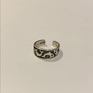 NIB Sterling Silver Jumping Dolphin Toe Ring
